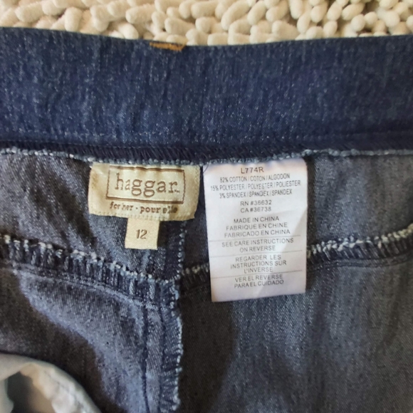 Haggar denim skirt- size 12 - Picture 7 of 7